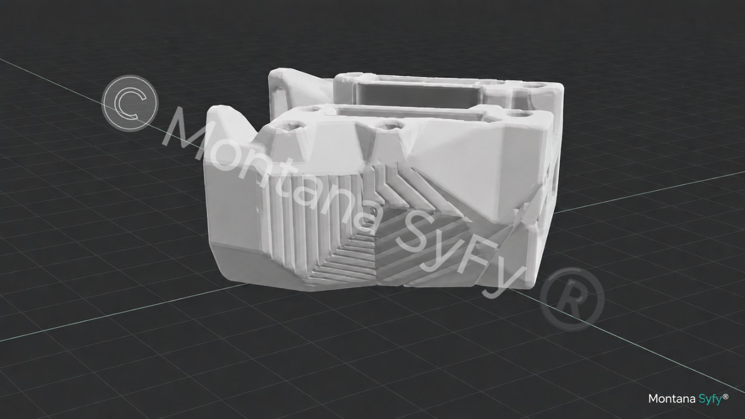 Detailed enclosure modeled in KerrfCAD